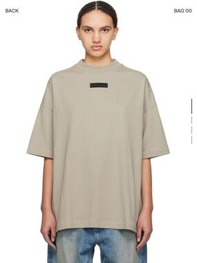 Essentials Gray Crewneck T-Shirt